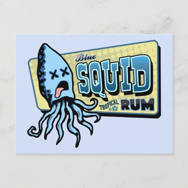 Postal Squid Rum (Anverso)