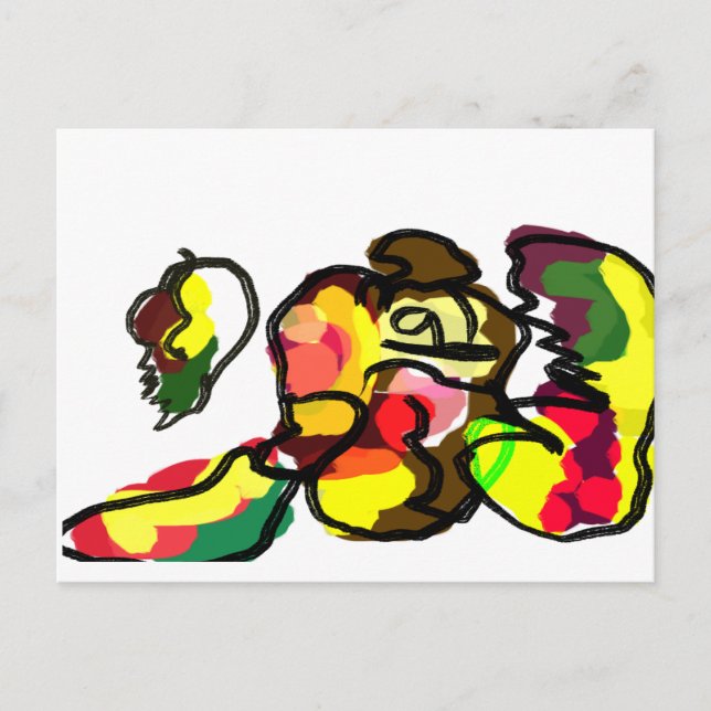 Postal Squirrel Autumn nice (Anverso)