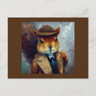 Postal Squirrel Sherlock Holmes