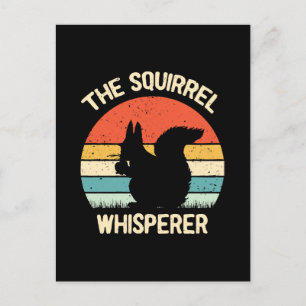 Postal Squirrel Whisperer ardillas Amantes Regalo