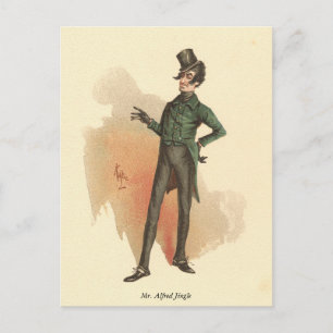 Postal Sr. Alfred Jingle de The Pickwick Papers