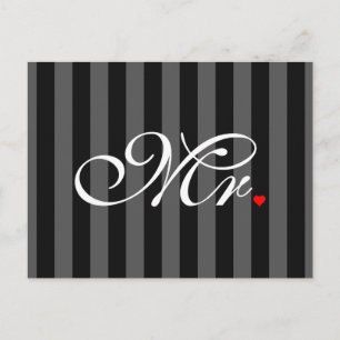 Postal Sr. Husband Groom Sus Hers Nuevos Caminos