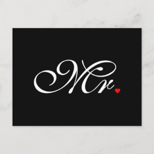 Postal Sr. Husband Groom Sus Hers Nuevos Caminos