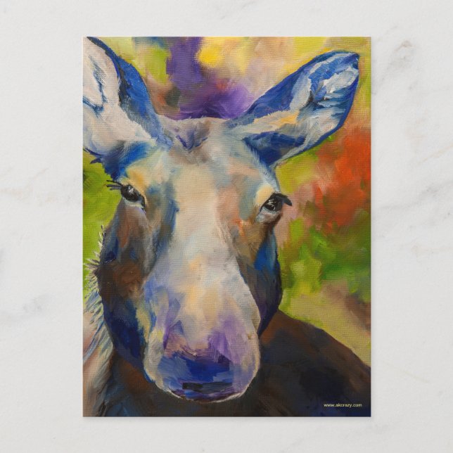 Postal Sr. Moosey Moose Postcard (Anverso)