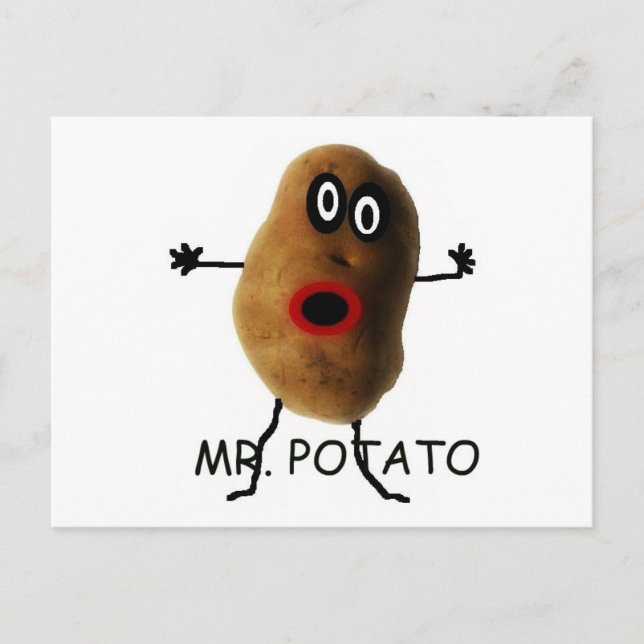Postal Sr. Potato Personalizado (Anverso)