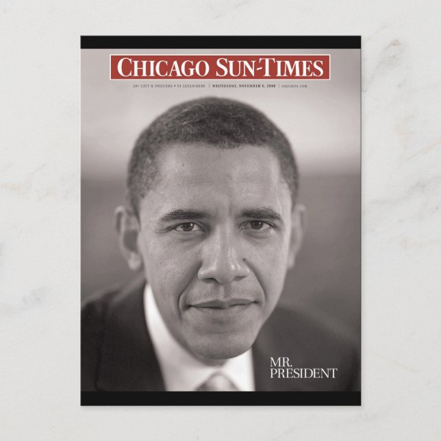 Postal Sr. Presidente Obama Postcard (Anverso)