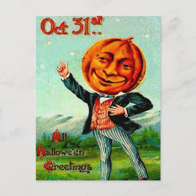 Postal Sr. Pumpkin (Anverso)