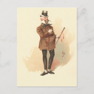 Postal Sr. Wilkins Micawber David Copperfield Postcard
