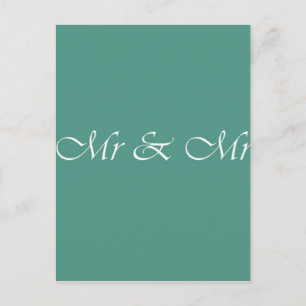 Postal Sr. y Sr. Typography