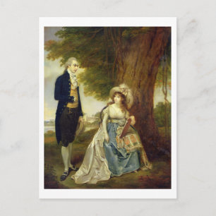 Postal Sr. y Sra. Fraser, c.1785-90 (aceite sobre lienzo)