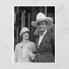 Postal Sr. y Sra. Tom Mix
