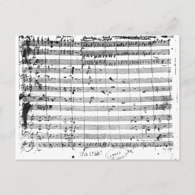 Postal Sra. 1548 Salida de la ópera "Don Giovanni" (Anverso)