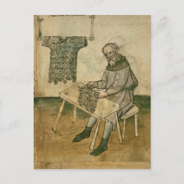 Postal Sra. 3embajada 172 Armorer en Hauberk (Anverso)