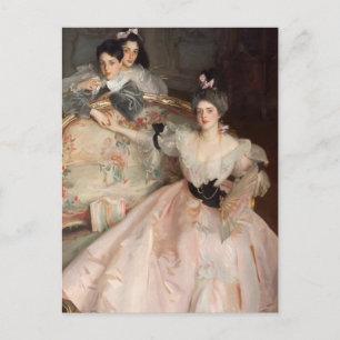 Postal Sra. Carl Meyer y sus hijos por Singer Sargent