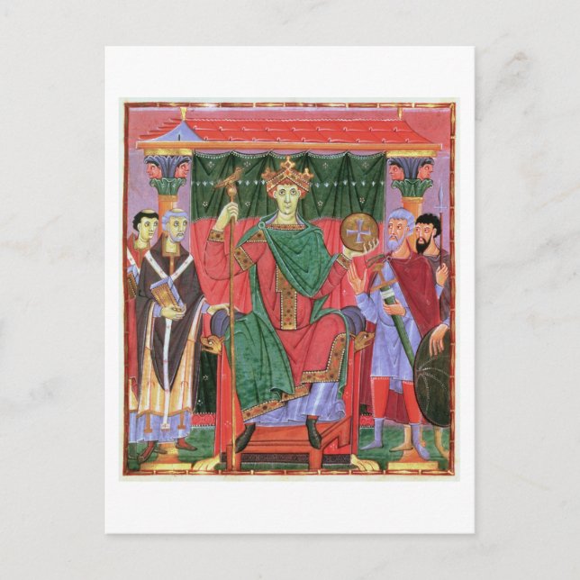 Postal Sra. Cim.4453 f.42r Sacro emperador romano Otto II (Anverso)