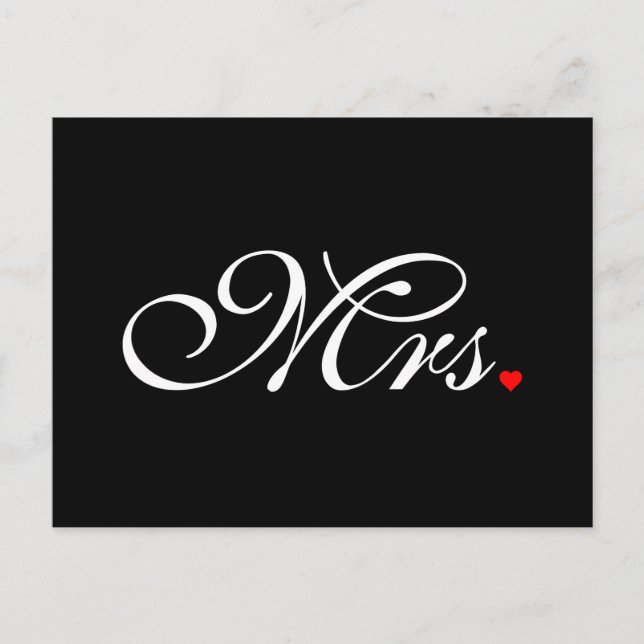 Postal Sra. Esposa Novia Sus Hijos (Anverso)