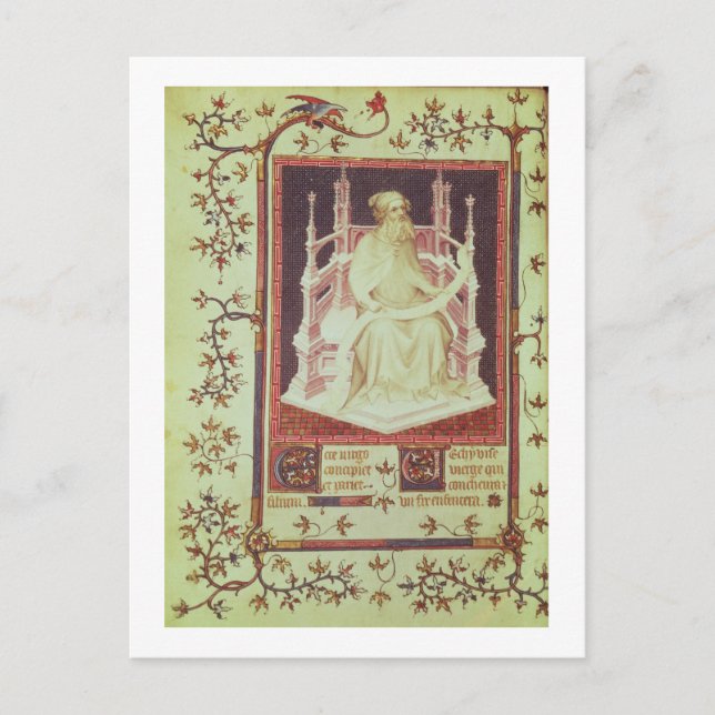 Postal Sra. Fr 13091 f.11v El profeta Isaías, del P.D. (Anverso)