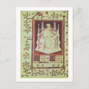 Postal Sra. Fr 13091 f.11v El profeta Isaías, del P.D.