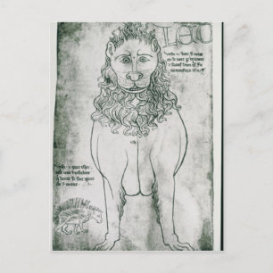 Postal Sra. Fr 19093 fol.24v León y Porcupine