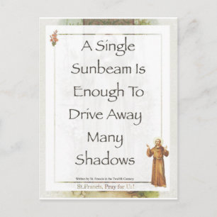 Postal sra. francis sunbeam prayer