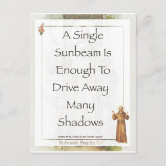Postal sra. francis sunbeam prayer