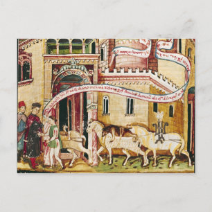 Postal Sra. H. V-5 Tributación a los comerciantes