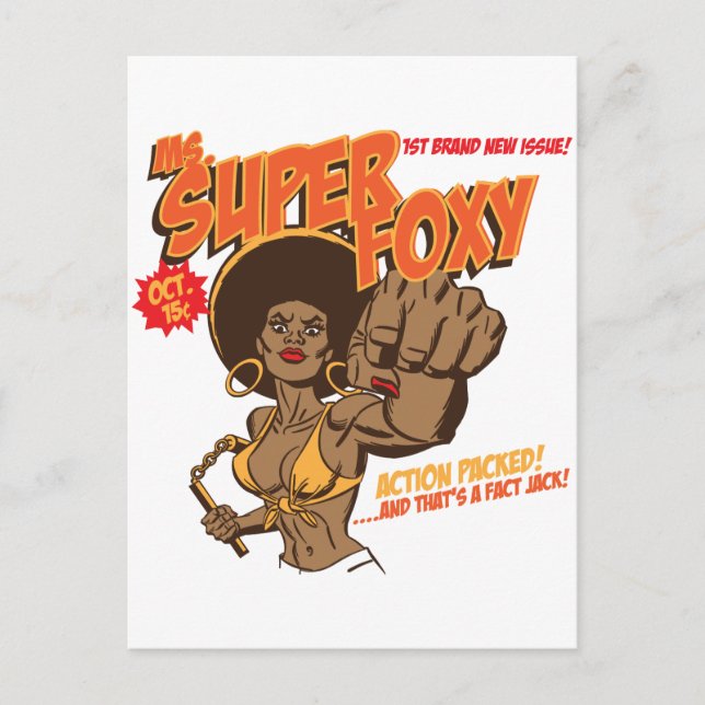 Postal Sra. Super Foxy (Anverso)
