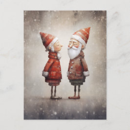Postal Sra. y Sr. Claus Personalizado