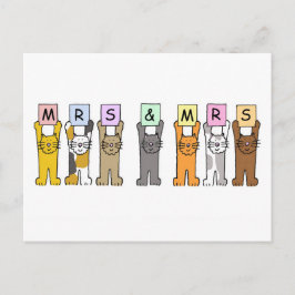 Postal Sra. y Sra. Boda Felicitaciones