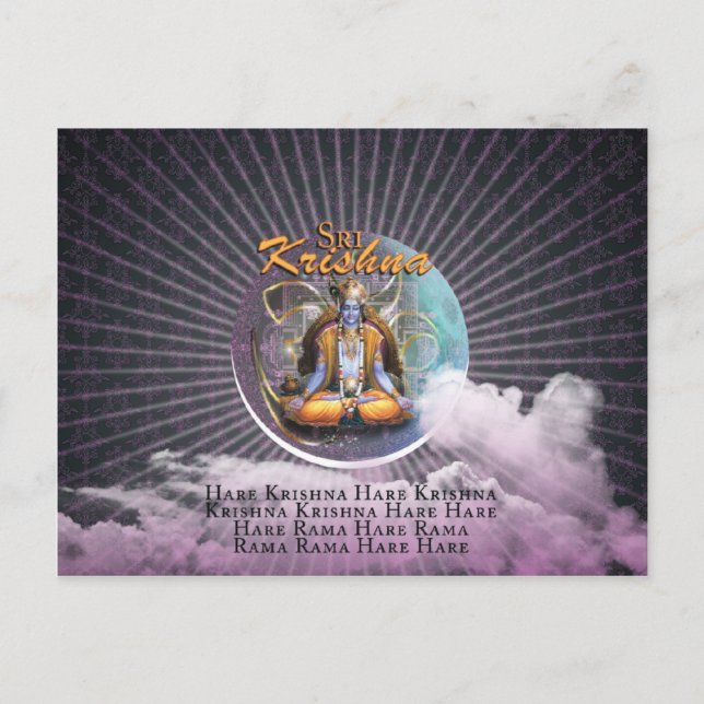 Postal SRI KRISHNA - Postcard (Anverso)