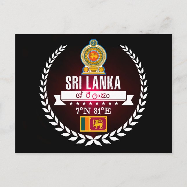 Postal Sri Lanka (Anverso)