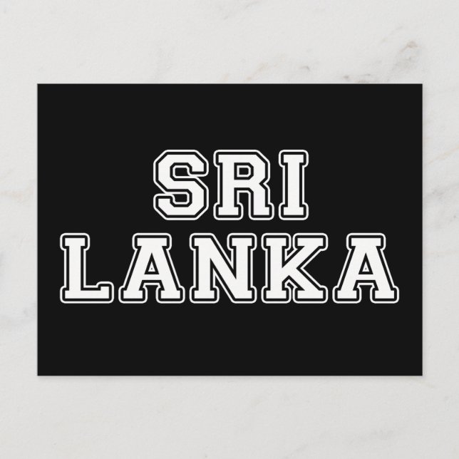 Postal Sri Lanka (Anverso)