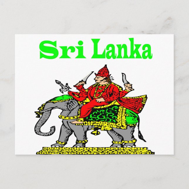 Postal Sri Lanka (Anverso)