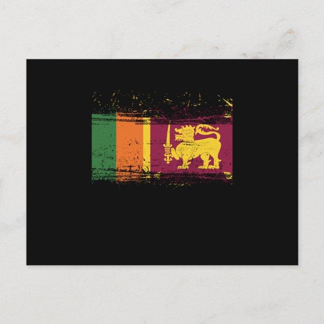 Postal Sri Lankan Flag Sri Lanka Culture National Country (Anverso)