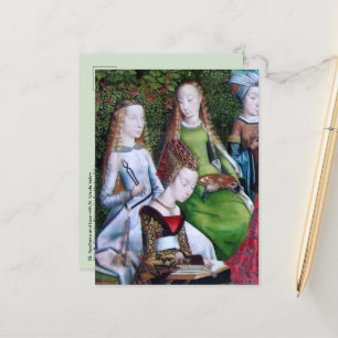 Postal SS. Apolonia y Lucy (con Santa Ursula)