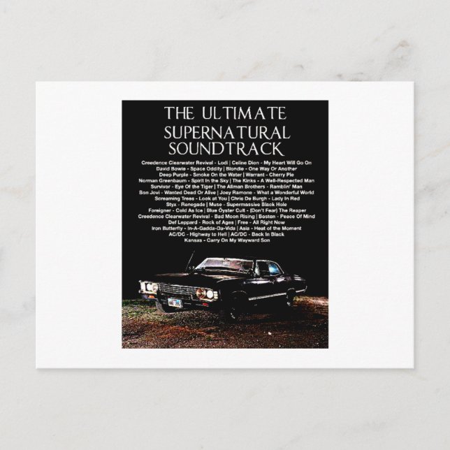 Postal SS de Chevrolet Impala 1967 (Anverso)