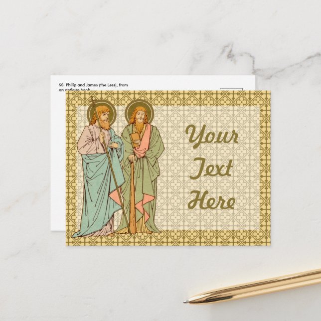 Postal SS. Philip y James the less (RLS 15) (Anverso/Reverso In Situ)