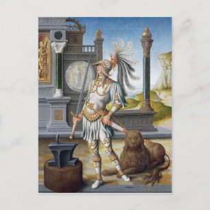 Postal St. Adrian en Armor en un paisaje abierto