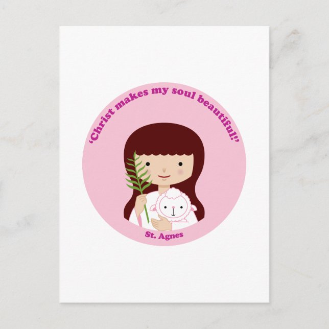 Postal St. Agnes (Anverso)