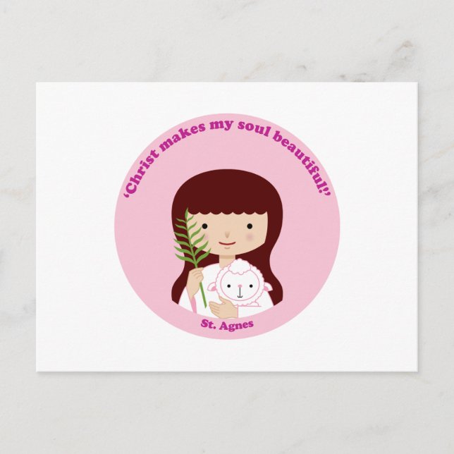 Postal St. Agnes (Anverso)