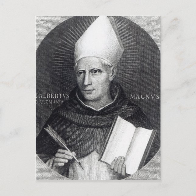 Postal St Albertus Magnus, 1851 (Anverso)