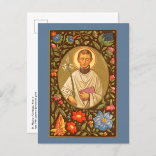 Postal St. Aloysius Gonzaga (PM 01) Postcard 1