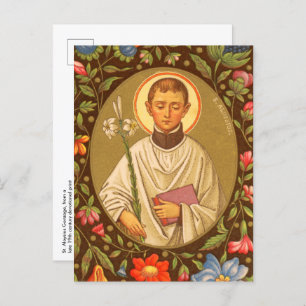 Postal St. Aloysius Gonzaga (PM 01) Postcard 2