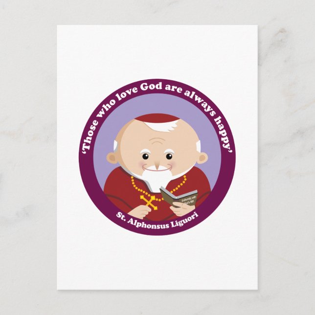 Postal St Alphonsus Liguori (Anverso)