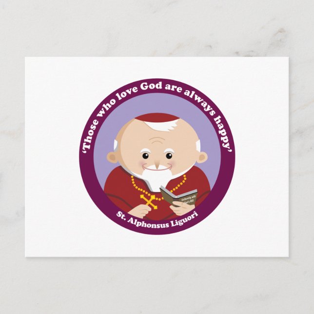 Postal St Alphonsus Liguori (Anverso)
