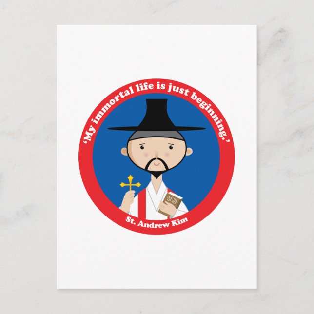 Postal St. Andrew Kim (Anverso)