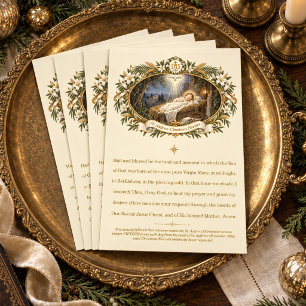 Postal St. Andrew Navidad Novena Vintage Natividad