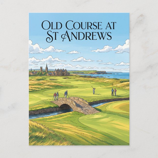 Postal St Andrews Escocia (Anverso)