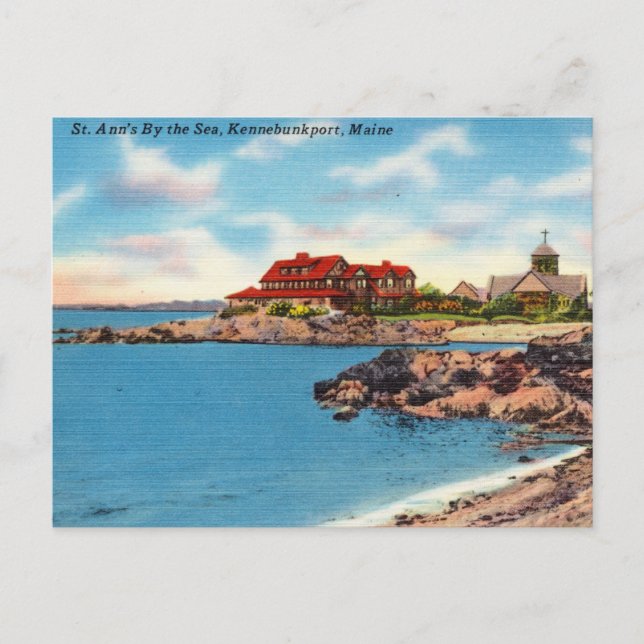 Postal St. Ann's By Sea, Kennebunkport, Maine (Anverso)