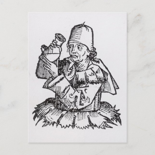 Postal St. Anthony de "Liber Chronicarum" (Anverso)